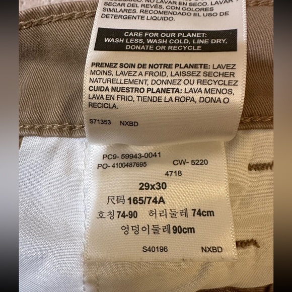 Levi’s Pants S67 Athletic Size:  29 x 30 Like New - Picture 6 of 8